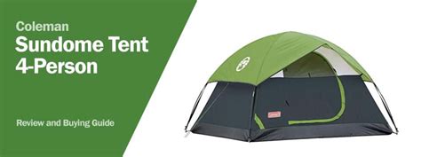 Coleman Sundome Tent 4 Person Review And Buying Guide Bananareview