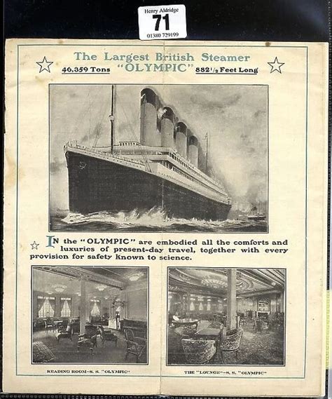 White Star Line Rms Olympic Sailings List Our Beautiful Wall Art And