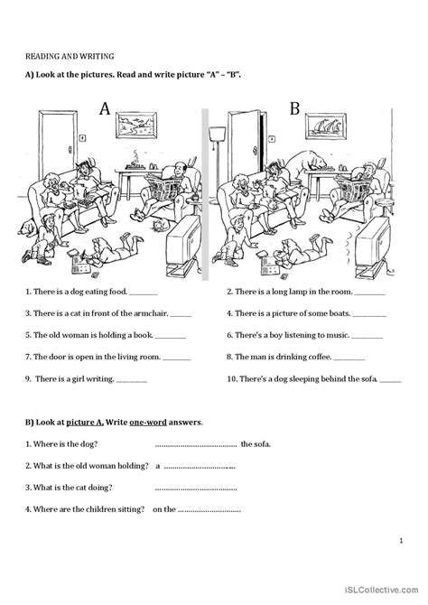 Reading And Writing English Esl Worksheets Pdf And Doc