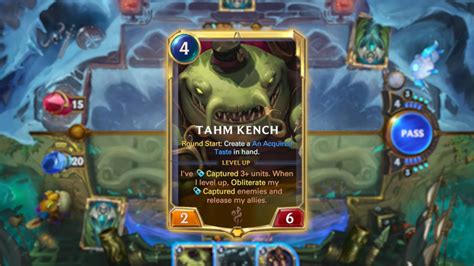 Tahm Kench se junta à Águas de Sentina em Legends of Runeterra Dot