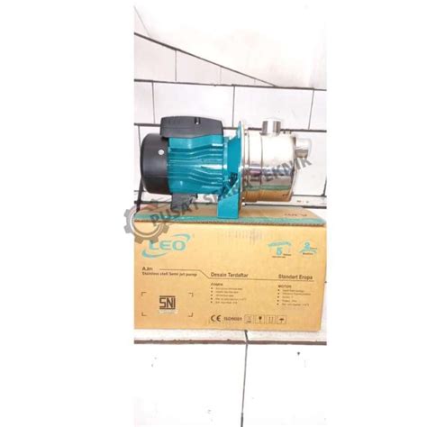 Jual POMPA AIR SEMI JET PUMP LEO AJM45S STAINLESS POMPA Merk LEO