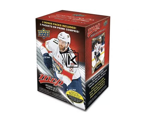 2022 23 Upper Deck MVP Hockey Blaster Box Kartičkárna