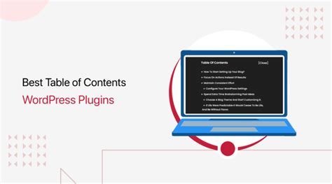 Best Wordpress Table Of Contents Plugins For