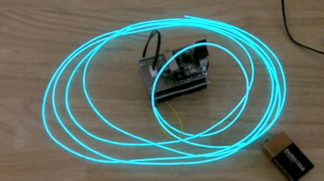 Color Changing EL Wire | Hackaday