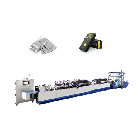 Central Seal Pouch Making Machine Food Packaging Three Side Sealing