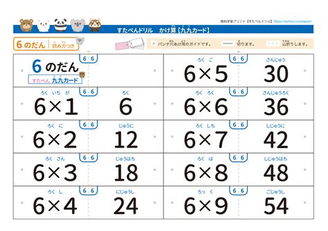 九九カード手作り・読み方ありなし｜無料ダウンロード・印刷