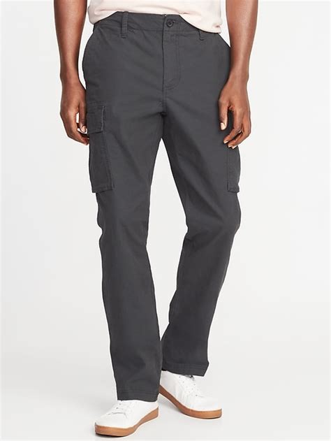 Old Navy Straight Lived In Built In Flex Khaki Cargo Pants For Men