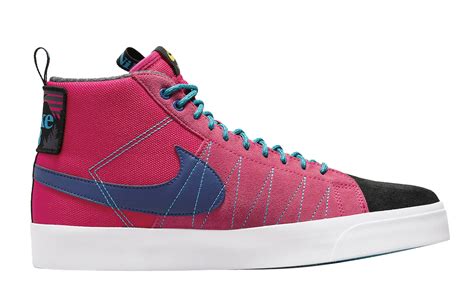 Nike Sb Blazer Mid Premium Acclimate Pack Hot Pink Dc8903 600