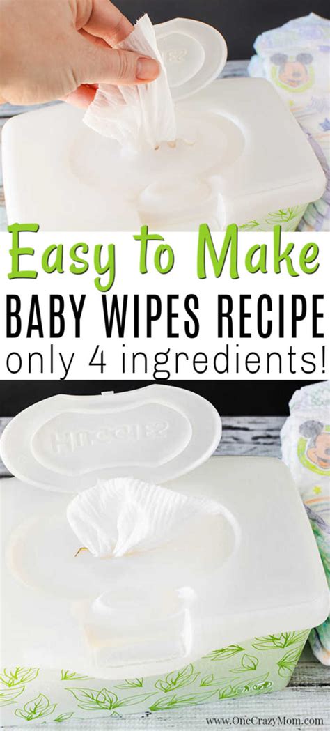 Homemade Baby Wipes Diy Baby Wipes With 4 Ingredients