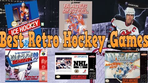 THE BEST RETRO HOCKEY VIDEO GAMES YouTube