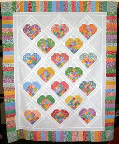 Image Result For Scrap Patch Hearts Quilt Pattern Heart Quilt Pattern