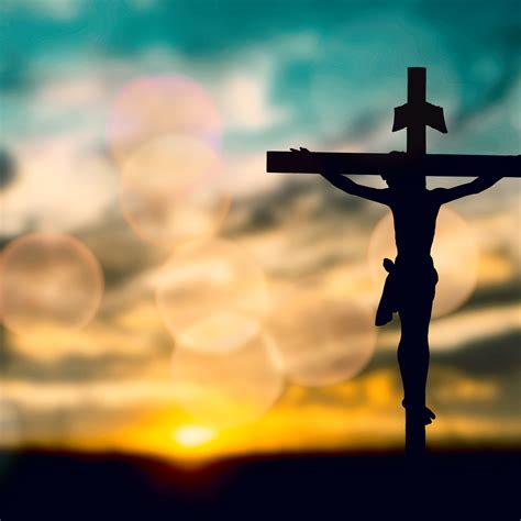 Jesus Cross Wallpaper 4k Silhouette 5k Sunset