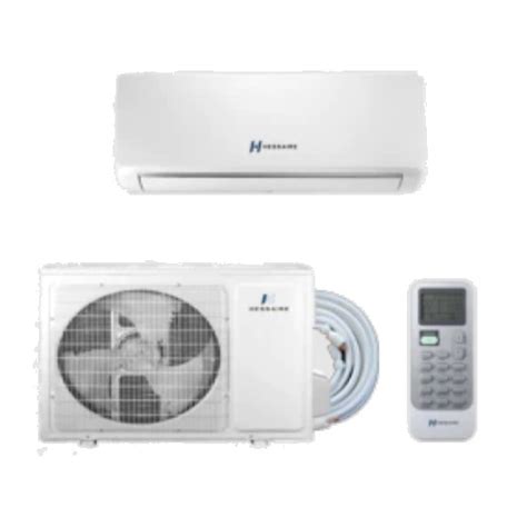 Hessaire 12000 Btuh Ductless Mini Split Ac Heat Pump System 108a 115v Hessaire H12hp1a