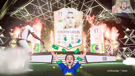 Fifa Pack Opening Wir Ziehen Icon Roberto Carlos Aus Einem Selten