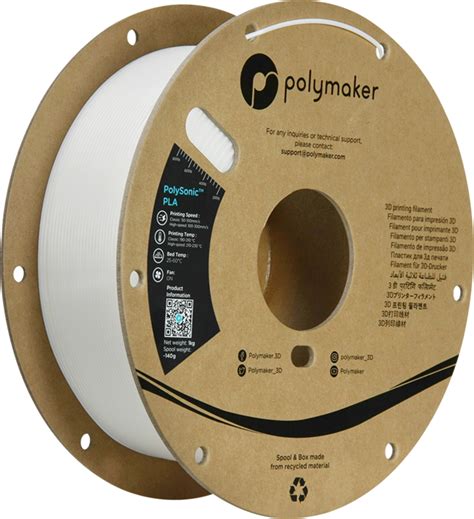 Polymaker Polysonic Pla White Djake Sterreich