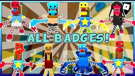 How To Find All 50 Badges In Boxy Boo Morphs Roblox Youtube