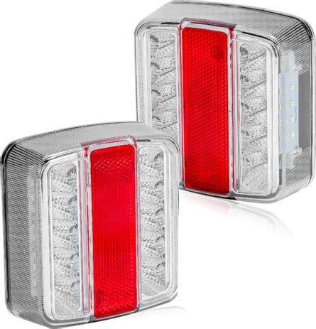 DARKGUARD Feux Arrière Remorque Led 12v 2 Pcs Feu Arrière Camion Led