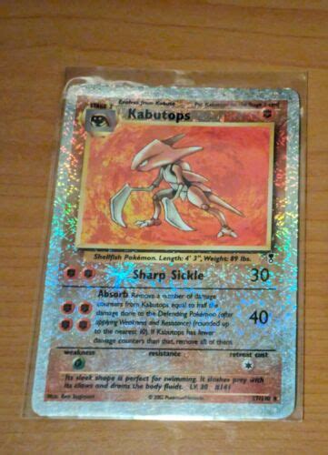 Pokémon TCG Kabutops Legendary Collection 27 110 Reverse Holo Rare LP