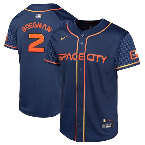 Alex Bregman Houston Astros Nike Youth City Connect Limited Player