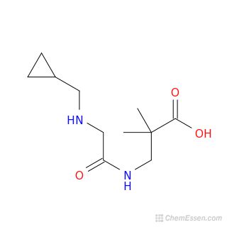 Cyclopropylmethyl Amino Acetamido Dimethylpropanoic Acid