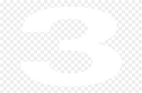 Number 3 White Transparent - Free Transparent PNG Clipart Images Download