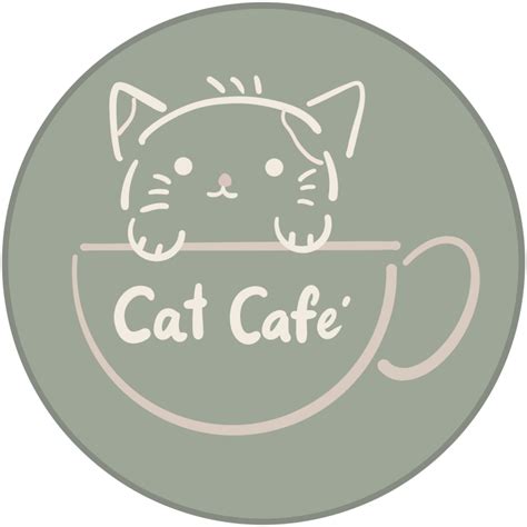 Cat Cafe Sign 26515349 Png