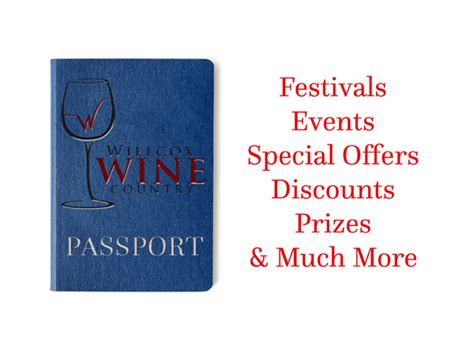 2021 Willcox Wine Passport - Willcox Wine Country