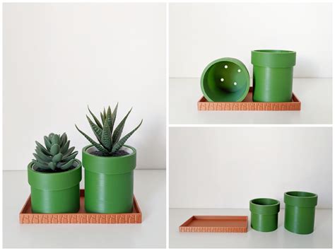 Super Mario Pipe Plant Pots By Shelby Eleanor Download Free Stl Model