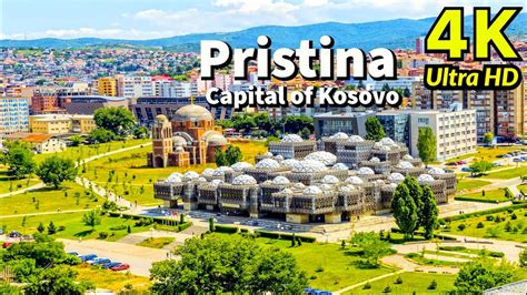 Pristina Kosovo In K Uhd Drone Youtube