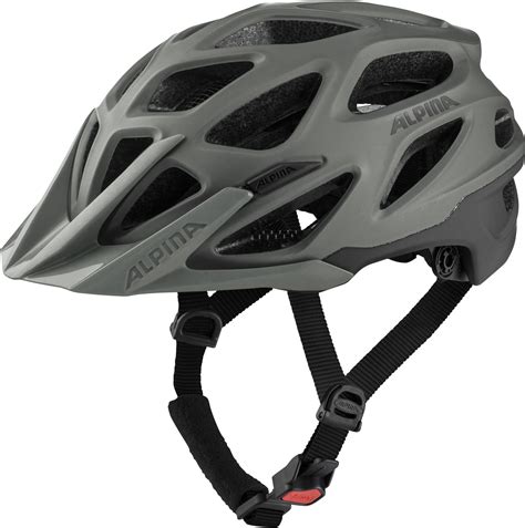 Alpina Mythos L E Fahrradhelm Coffee Grey Mat Sportkopf Helme