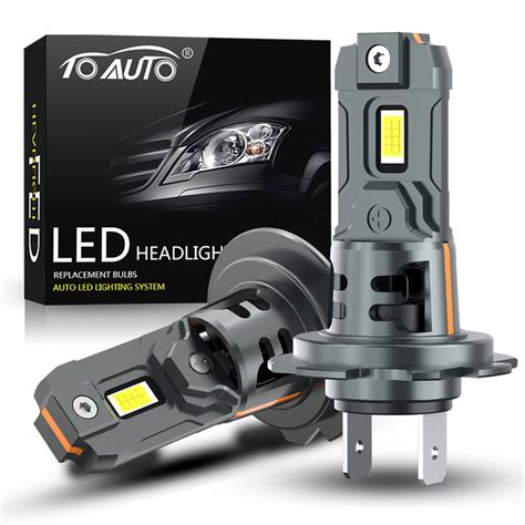 L Mpada Do Farol Led Para Carro Mini Farol Sem Fio Auto L Mpadas De