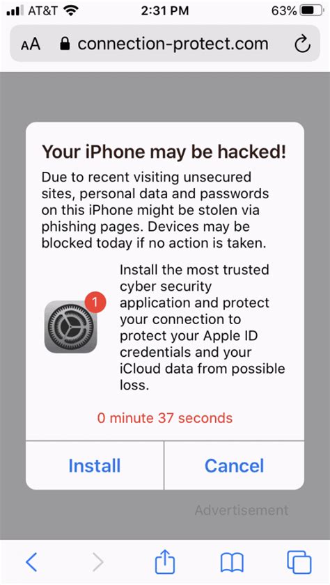 Iphone Has Been Hacked Pop Up Scam Gadgetswright