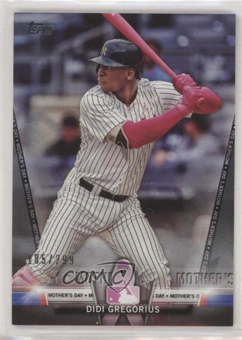 Topps Topps Salute Series Mother S Day Black Didi Gregorius