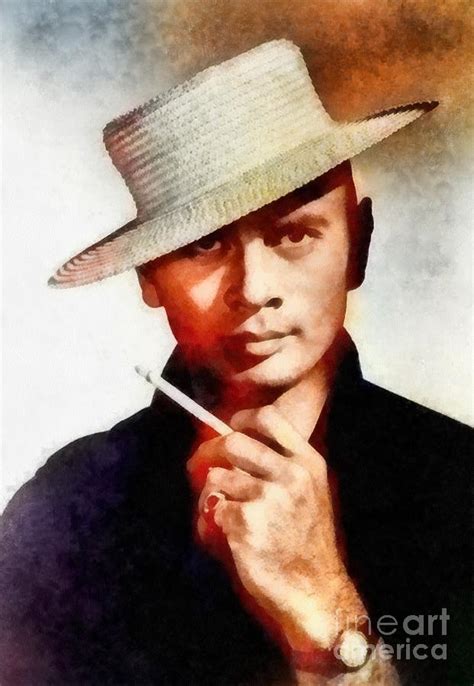 Yul Brynner Vintage Hollywood Actor Painting By Esoterica Art Agency