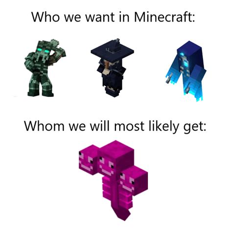 Im Voting Pink Wither In The Next Mob Vote Rminecraftmemes