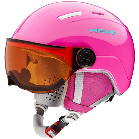 Head Kask Narciarski Dzieci Cy Maja Visior Pink