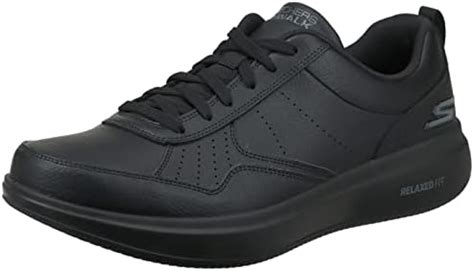 Skechers Men S Gowalk Steady Relaxed Fit Full Leather Lace Up