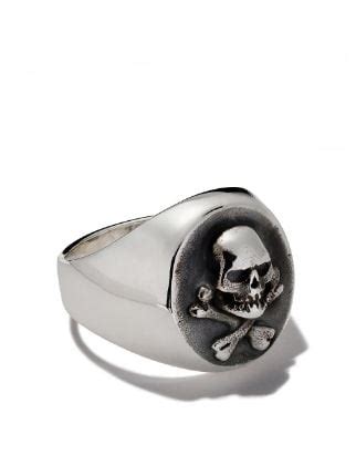 The Great Frog Skull And Crossbones Signet Ring Farfetch