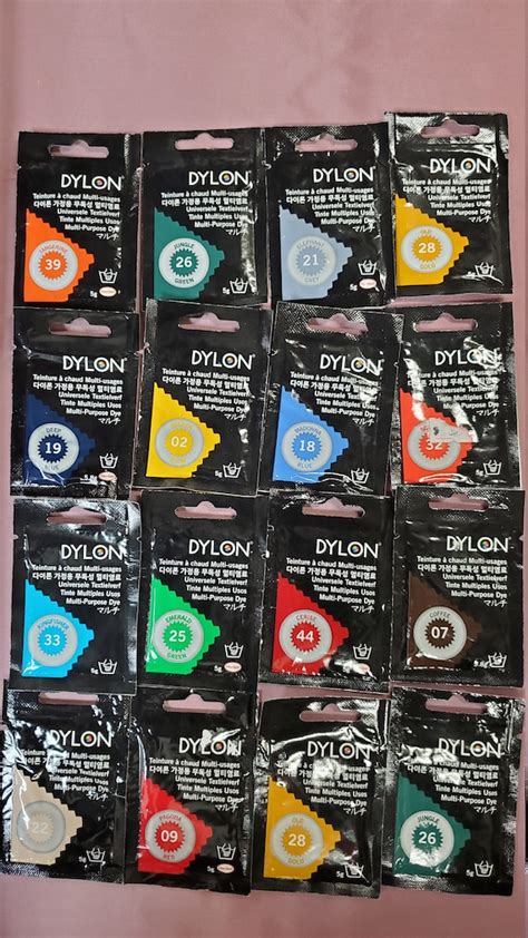 Dylon Fabric Dye All Purposes. 5gram - Etsy