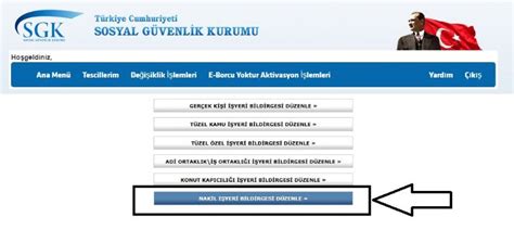 SGK İşyeri Nakil Bildirgeleri Elektronik Ortamda Verilebilecek