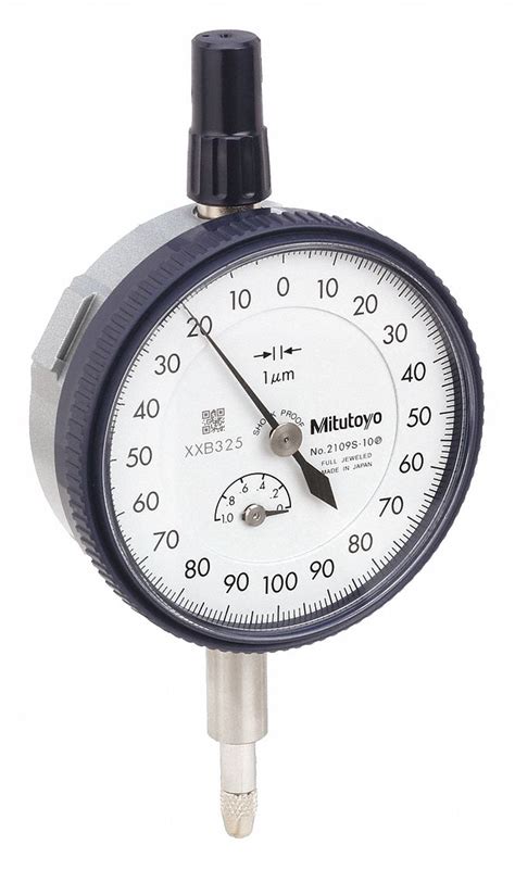 Mitutoyo 0 To 1 Mm Range Balanced Reading Dial Indicator Flat Back