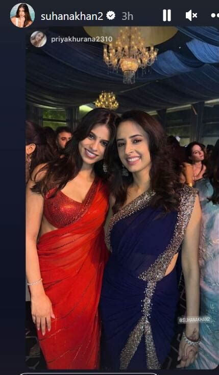 Suhana Khan Looks Gorgeous In Red Saree - Check Pics Here | People News ...