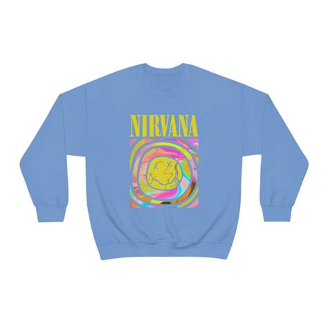 Nirvana Preppy Sweatshirt Oversized Sweatshirtpreppy - Etsy