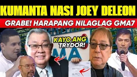 Just In Hala Joey De Leon Nagsalita Na Gma Harapang Sinagot