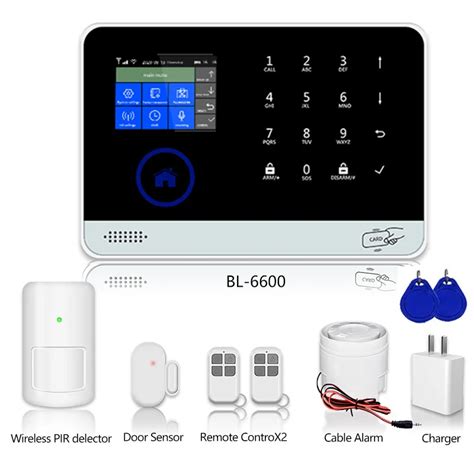 Tuya Gsm Wifi Smart Home Fire Alarm System Smoke Home Security Alarm