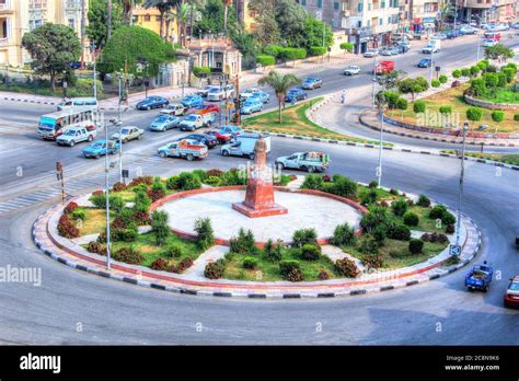 El Mansoura / Egypt - 19 Jun 2012 - Landscape panoramic view of river
