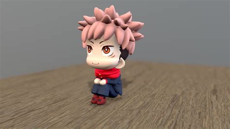 Chibi Yuji Itadori Jujutsu Kaisen Buy Royalty Free 3d Model By 3dhart