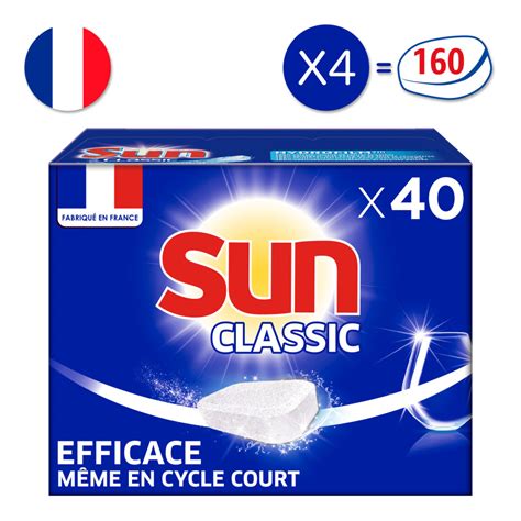 X Tablettes Lave Vaisselle Sun Classic Efficacit Brillance