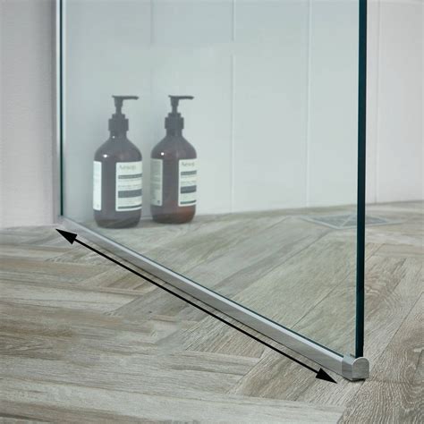 Aquadart Wetroom 8 Shower Glass 2000mm High Wetroom Panel Aq8650