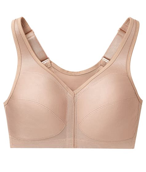 Glamorise Magiclift Front Close Posture Back Wire Free Bra And Reviews Bare Necessities Style 1265